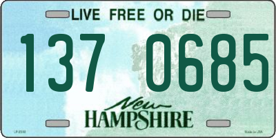 NH license plate 1370685