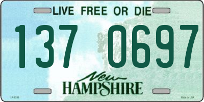 NH license plate 1370697