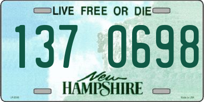 NH license plate 1370698