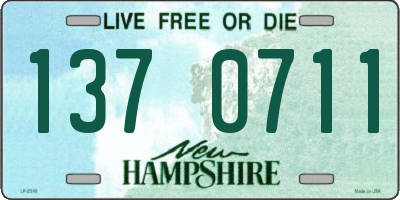 NH license plate 1370711