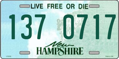 NH license plate 1370717