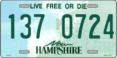 NH license plate 1370724