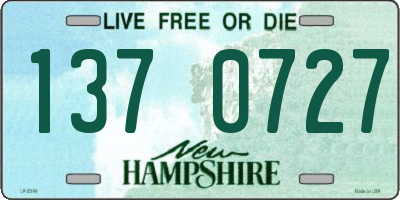 NH license plate 1370727