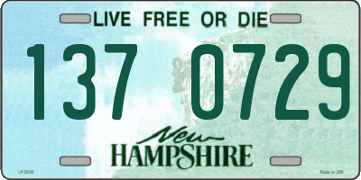 NH license plate 1370729