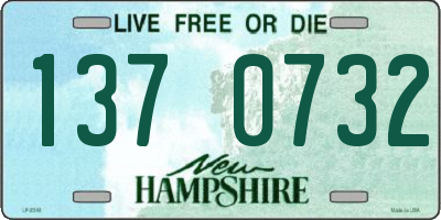 NH license plate 1370732