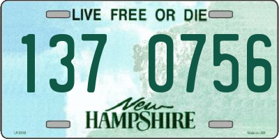 NH license plate 1370756
