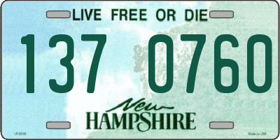 NH license plate 1370760