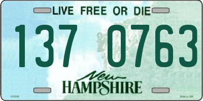 NH license plate 1370763