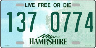 NH license plate 1370774