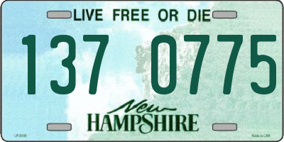 NH license plate 1370775