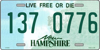 NH license plate 1370776