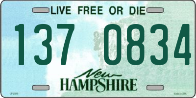 NH license plate 1370834
