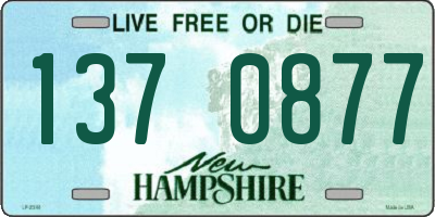 NH license plate 1370877