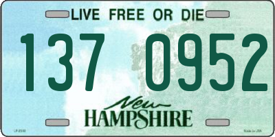NH license plate 1370952