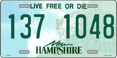 NH license plate 1371048