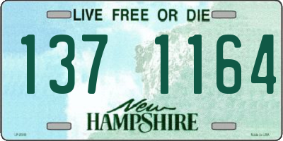 NH license plate 1371164
