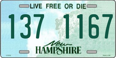 NH license plate 1371167