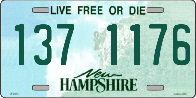 NH license plate 1371176