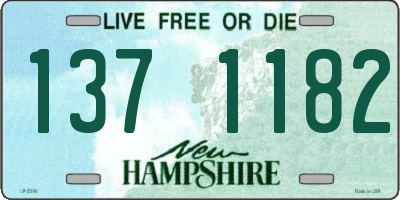 NH license plate 1371182