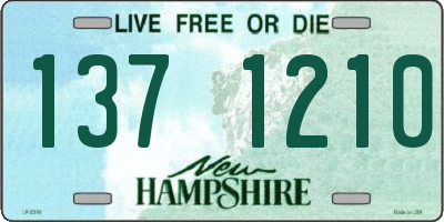 NH license plate 1371210