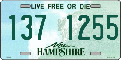 NH license plate 1371255