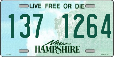 NH license plate 1371264
