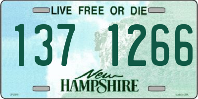 NH license plate 1371266