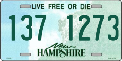 NH license plate 1371273