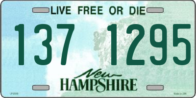 NH license plate 1371295