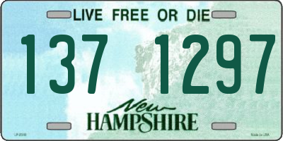 NH license plate 1371297