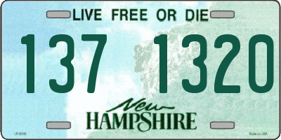 NH license plate 1371320