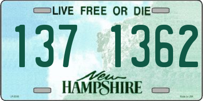 NH license plate 1371362