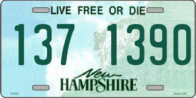 NH license plate 1371390