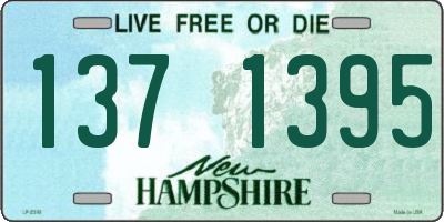 NH license plate 1371395