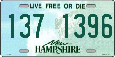 NH license plate 1371396