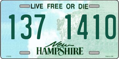 NH license plate 1371410