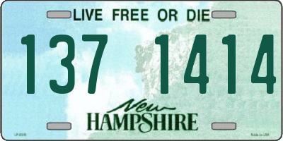 NH license plate 1371414