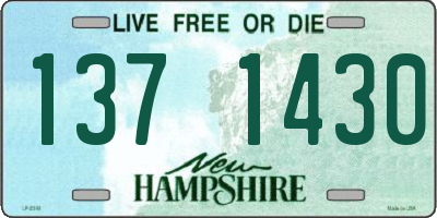 NH license plate 1371430