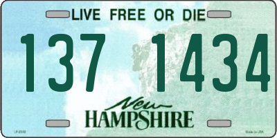 NH license plate 1371434