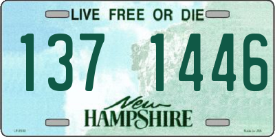 NH license plate 1371446