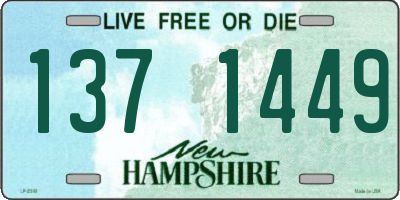 NH license plate 1371449