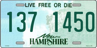 NH license plate 1371450