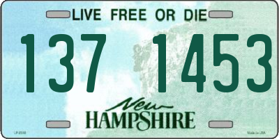 NH license plate 1371453