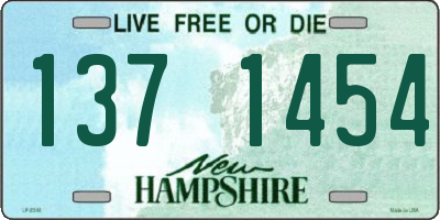 NH license plate 1371454