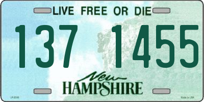 NH license plate 1371455