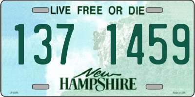 NH license plate 1371459