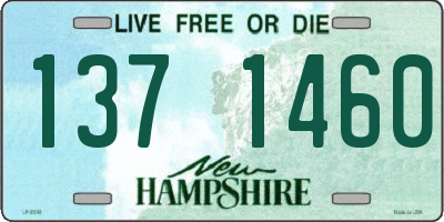 NH license plate 1371460
