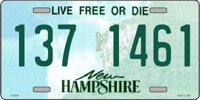 NH license plate 1371461