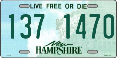 NH license plate 1371470