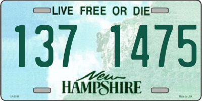 NH license plate 1371475